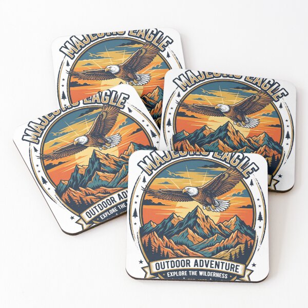 Item preview, Majestic Eagle Outdoor Adventure designed and sold by misbahsiro.