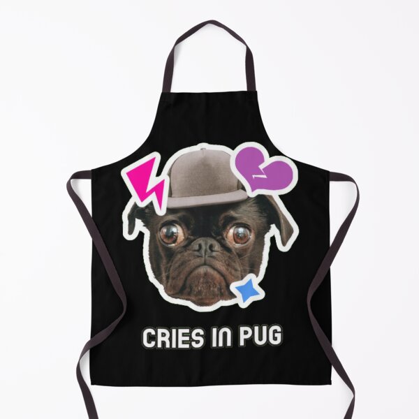 Item preview, Cries In Pug Funny Dog Meme designed and sold by GenZFashion000.