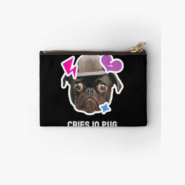 Item preview, Cries In Pug Funny Dog Meme designed and sold by GenZFashion000.