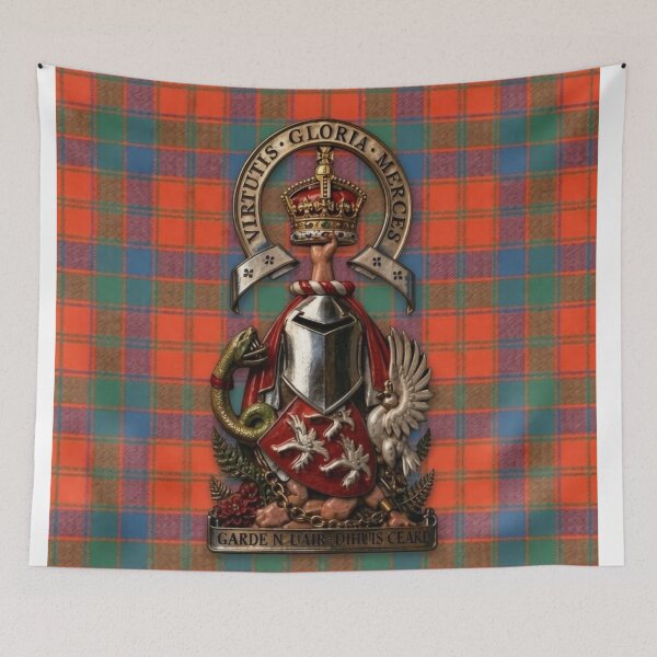 Item preview, Robertson Ancient Tartan and Arms for the Chief of Clan Donnachaidh designed and sold by Kirrindy Designs.