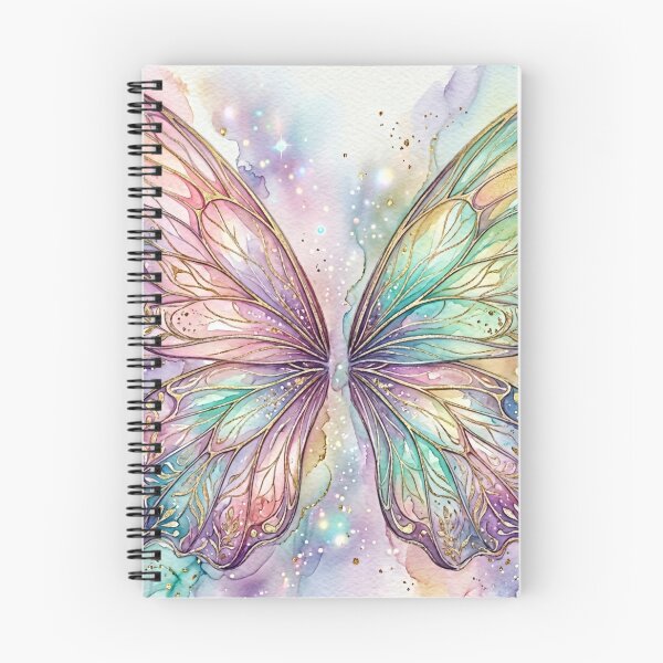 Item preview, Celestial Prism Butterfly Wings – Ethereal Watercolor Fantasy Illustration designed and sold by Dream Bloom Gallery.