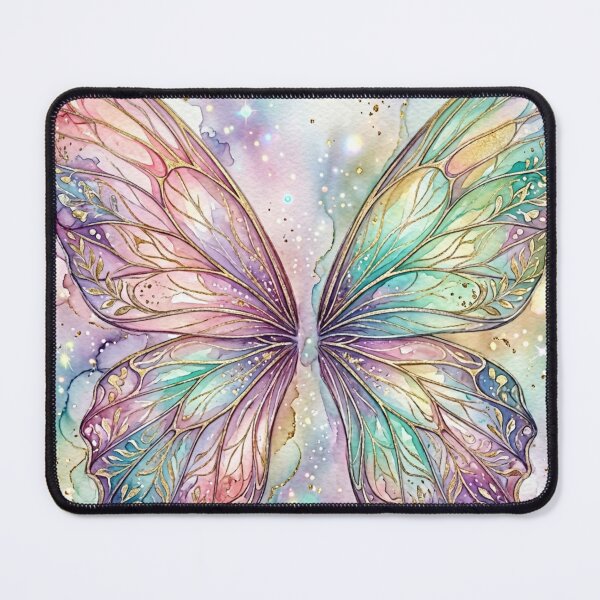 Item preview, Celestial Prism Butterfly Wings – Ethereal Watercolor Fantasy Illustration designed and sold by Dream Bloom Gallery.