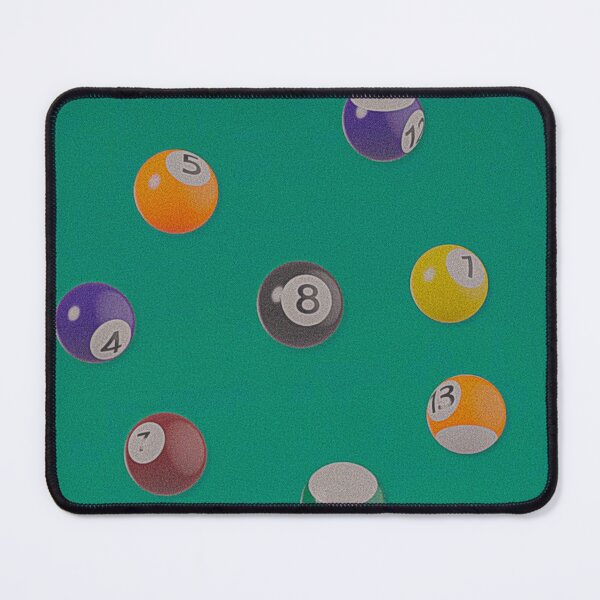 Item preview, billiard table with pool balls indie version designed and sold by meuliasshop.