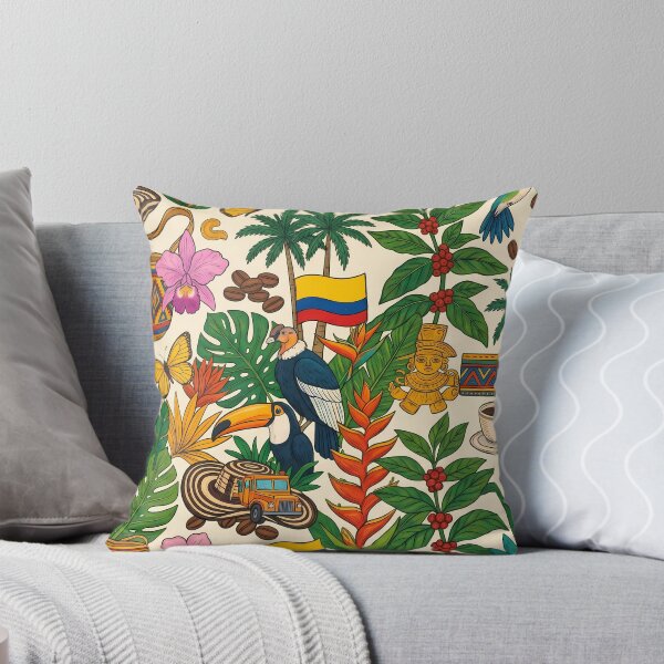 Item preview, Medellin Colombia Coffee Mountains Nature Beach Flowers Animals designed and sold by ART ATTACK ZONE.