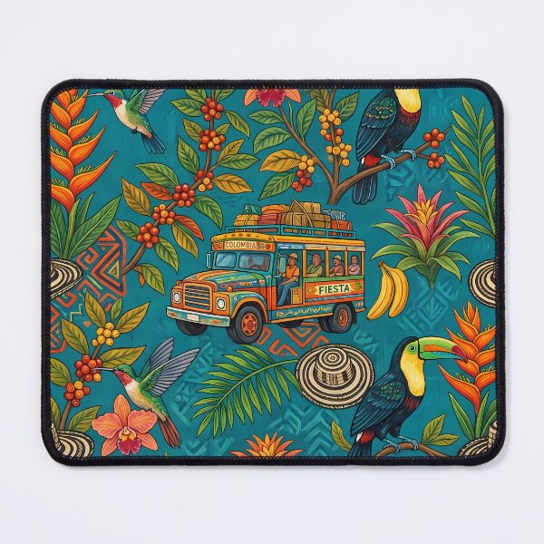 Item preview, Cartagena Colombia Coffee Mountains Nature Beach Flowers Animals designed and sold by ART ATTACK ZONE.