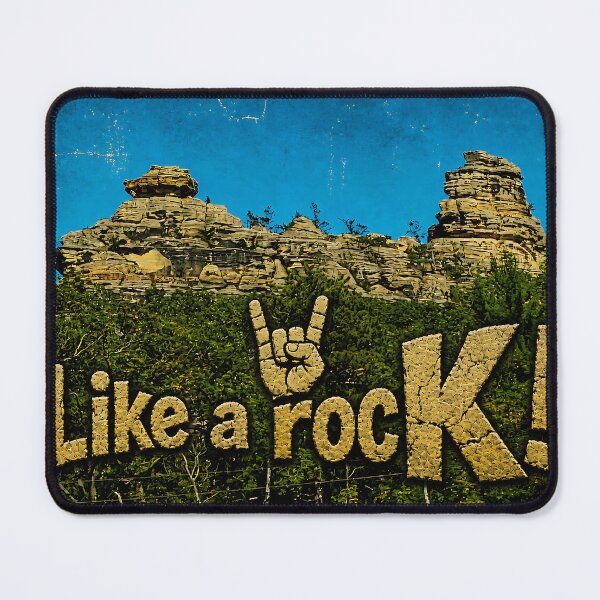 Item preview, Like a Rock! Mountain Strength Inspirational Nature Art Graphic  Description: designed and sold by EACS Photo.