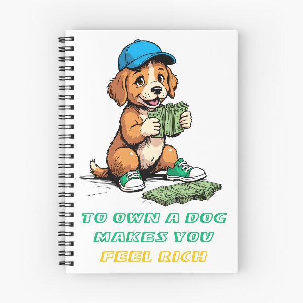 Item preview, Dog Makes You Feel Rich - Dog Cartoon designed and sold by Museum Of Non-Existing Art.