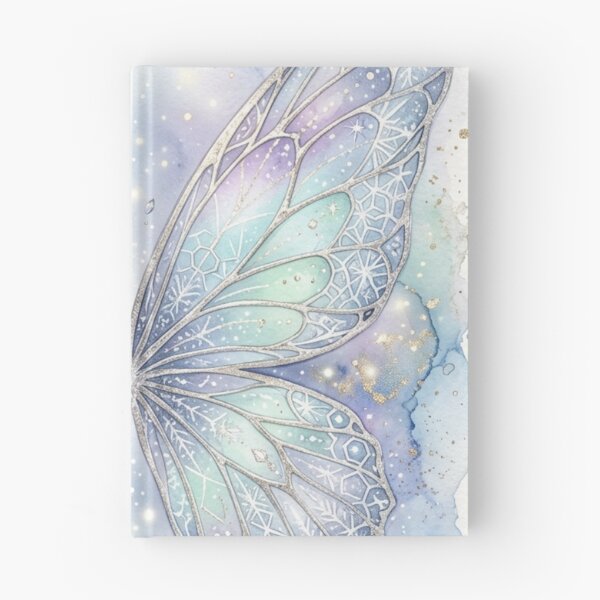 Item preview, Frostlight Celestial Butterfly Wings – Winter Fairy Watercolor Fantasy Art designed and sold by Dream Bloom Gallery.