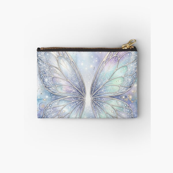 Item preview, Frostlight Celestial Butterfly Wings – Winter Fairy Watercolor Fantasy Art designed and sold by Dream Bloom Gallery.