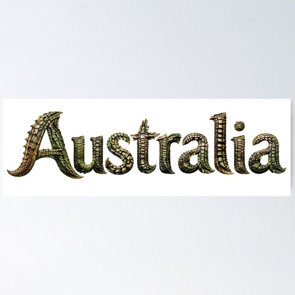 Item preview, Australia Destination Word Art – Holiday Souvenir Design designed and sold by Holiday-Hunter.