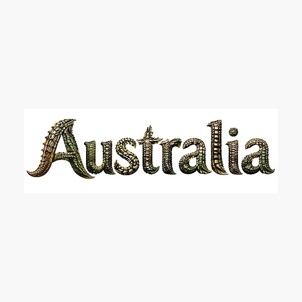 Item preview, Australia Destination Word Art – Holiday Souvenir Design designed and sold by Holiday-Hunter.