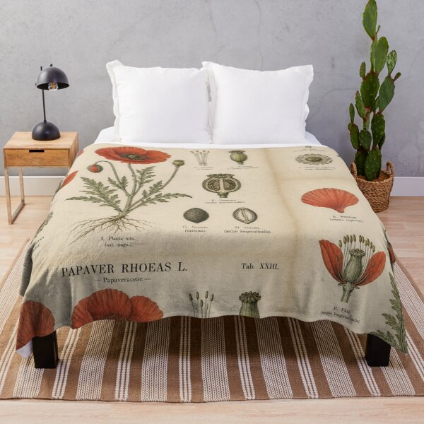 Item preview, Vintage Botanical Poppy Illustration designed and sold by Girlsale.