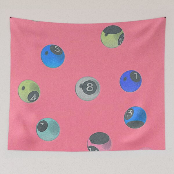 Item preview, billiard table with pool balls negative version designed and sold by meuliasshop.