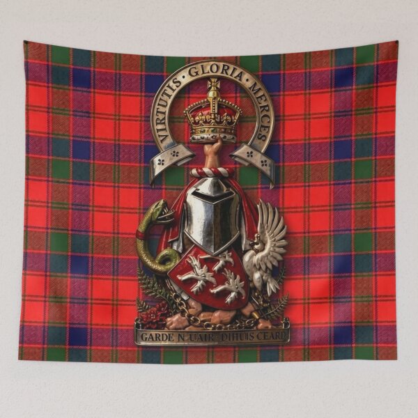 Item preview, Robertson Modern Tartan and Arms for the Chief of Clan Donnachaidh designed and sold by Kirrindy Designs.