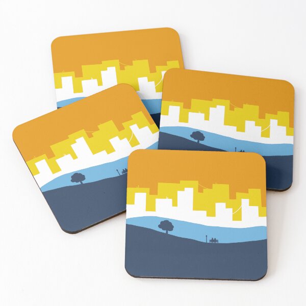 Item preview, Aroace Pride Flag Cityscape designed and sold by LavaRabbit.