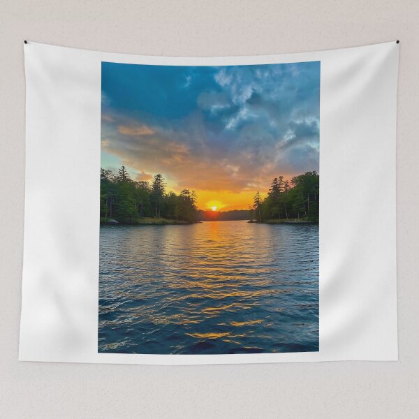 Item preview, Awesome Sunset on a Lake in a Forest! designed and sold by EACS Photo.