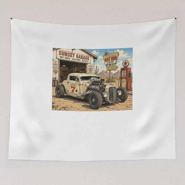 Item preview, Desert Hot Rod Garage – Vintage Rat Rod Workshop designed and sold by Fleetwood1994.