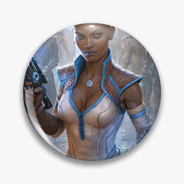 Item preview, Cybernetic Bounty Hunter Warrior Portrait designed and sold by NeoArvish.