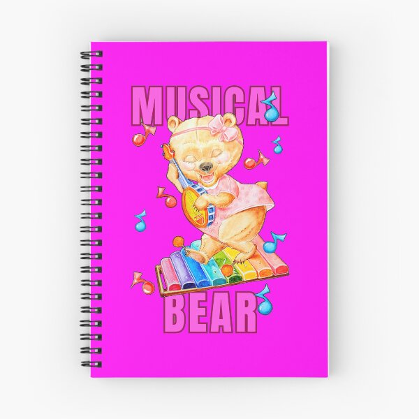 Item preview, Musical Bear Stickers and Pins designed and sold by DennisKing.