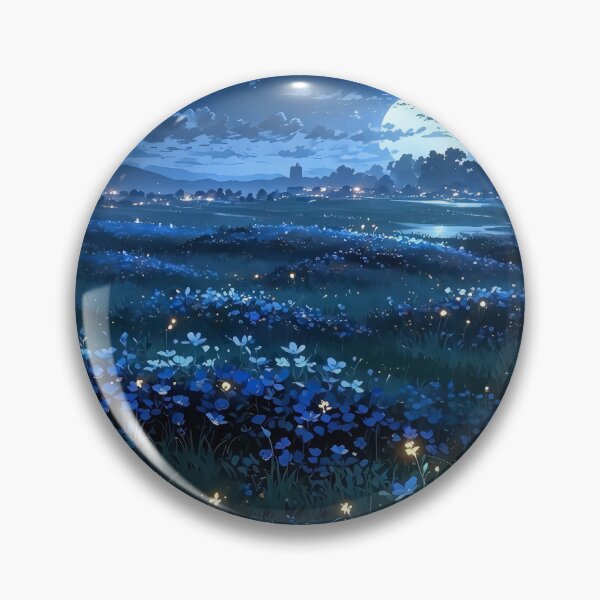 Item preview, Field of Midnight Blooms designed and sold by Darogapari.