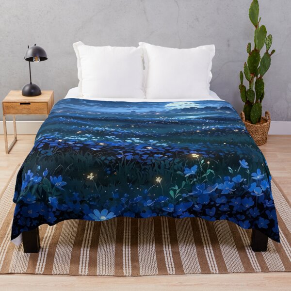 Item preview, Field of Midnight Blooms designed and sold by Darogapari.