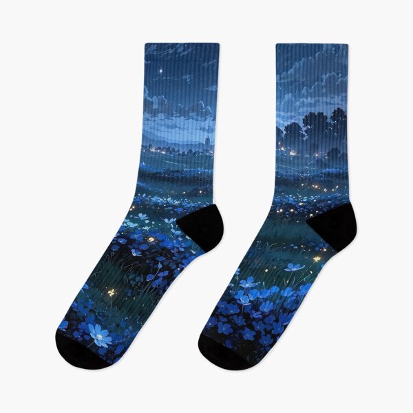 Item preview, Field of Midnight Blooms designed and sold by Darogapari.
