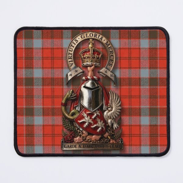 Item preview, Robertson Weathered Tartan and Arms for the Chief of Clan Donnachaidh designed and sold by Kirrindy Designs.