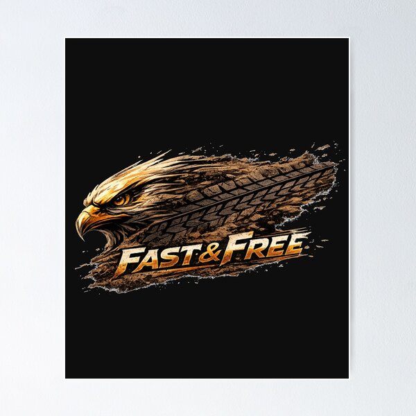 Item preview, Vintry Off Fast Free Eagle Offroad Tire Track designed and sold by VintryOff.