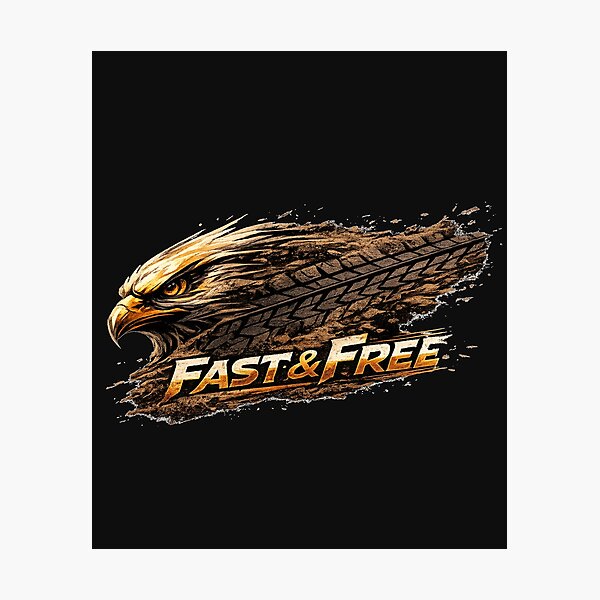 Item preview, Vintry Off Fast Free Eagle Offroad Tire Track designed and sold by VintryOff.