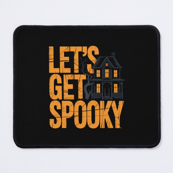 Item preview, Let's Get Spooky Haunted House Halloween Shirt designed and sold by Raw Tigers.