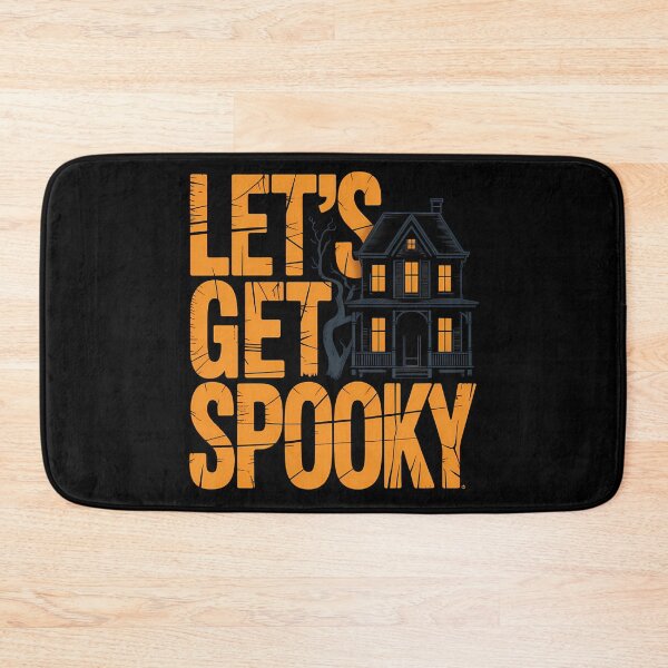 Item preview, Let's Get Spooky Haunted House Halloween Shirt designed and sold by Raw Tigers.