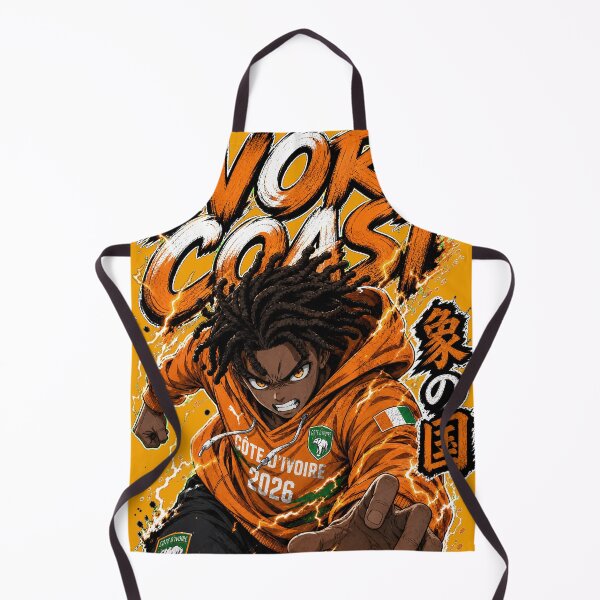 Item preview, Intense Ivory Coast Anime Soccer Boy - World Cup 2026 designed and sold by Senpai Syndicate.