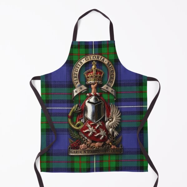 Item preview, Robertson Modern Hunting Tartan and Arms for the Chief of Clan Donnachaidh designed and sold by Kirrindy Designs.