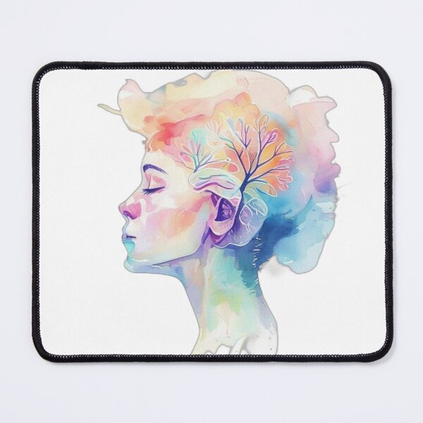 Item preview, Mental Health Positivity Watercolor Illustration Design designed and sold by Shadow-Stone.