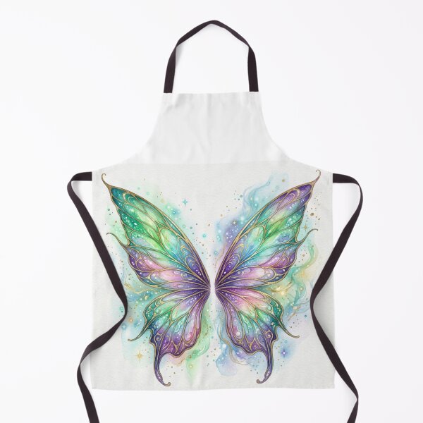 Item preview, Aurora Whisper Butterfly Wings – Enchanted Watercolor Fairy Fantasy Art designed and sold by Dream Bloom Gallery.