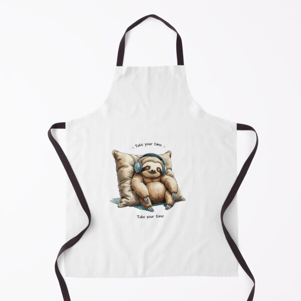 Item preview, Take Your Time Cute Sloth Mental Health Self Care Watercolor designed and sold by AQUILAKREO.