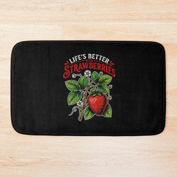Item preview, Strawberry Plant Vintage Art Design Print designed and sold by graphixpolash.