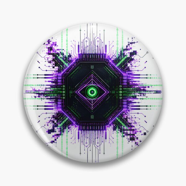 Item preview, Void Intel Cybernetic Hexagon Circuit Core Artwork designed and sold by RiteshCenter .