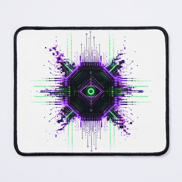 Item preview, Void Intel Cybernetic Hexagon Circuit Core Artwork designed and sold by RiteshCenter .