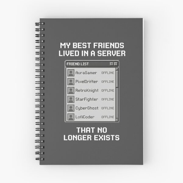 Item preview, Retro Gamer Offline Server List Nostalgia designed and sold by SplashTastic.