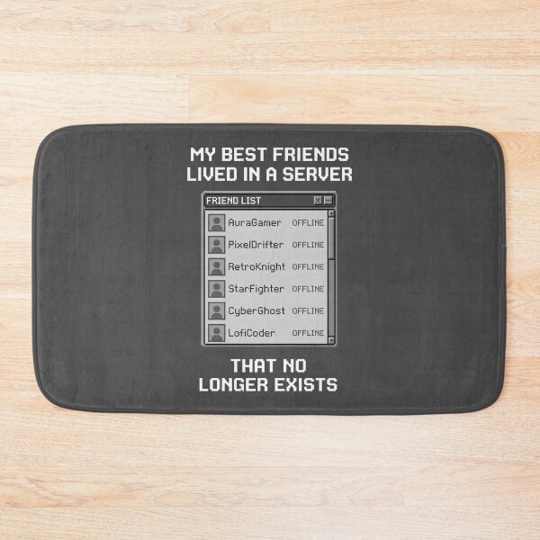 Item preview, Retro Gamer Offline Server List Nostalgia designed and sold by SplashTastic.