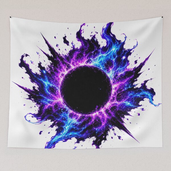 Item preview, Void Inferno Cosmic Eclipse Fire Orb Artwork designed and sold by RiteshCenter .