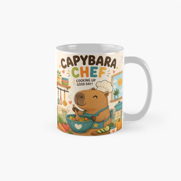 Item preview, Capybara Chef Cooking Up Good Day designed and sold by Girlsale.