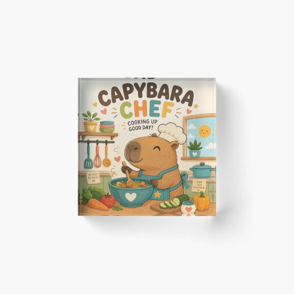 Item preview, Capybara Chef Cooking Up Good Day designed and sold by Girlsale.