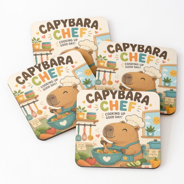 Item preview, Capybara Chef Cooking Up Good Day designed and sold by Girlsale.