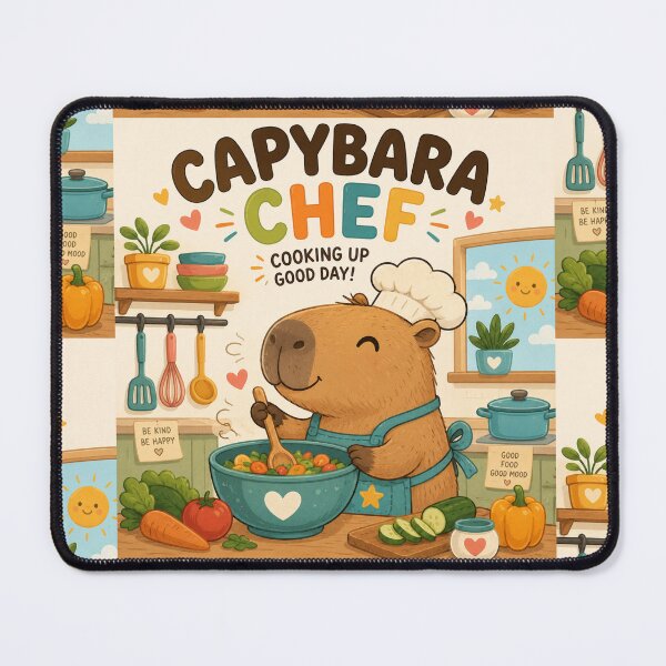Item preview, Capybara Chef Cooking Up Good Day designed and sold by Girlsale.
