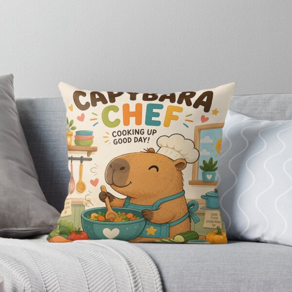 Item preview, Capybara Chef Cooking Up Good Day designed and sold by Girlsale.