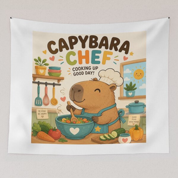 Item preview, Capybara Chef Cooking Up Good Day designed and sold by Girlsale.