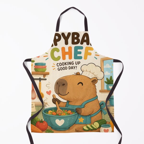 Item preview, Capybara Chef Cooking Up Good Day designed and sold by Girlsale.
