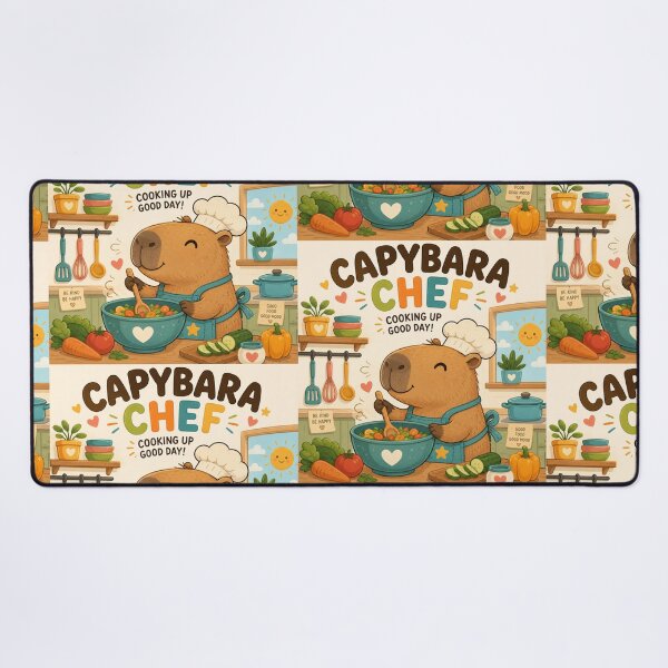 Item preview, Capybara Chef Cooking Up Good Day designed and sold by Girlsale.